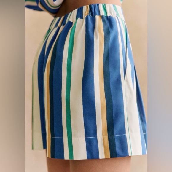 NWT Sézane x Momonì Nicolo Shorts in Multico Size 38/6 - Picture 5 of 7